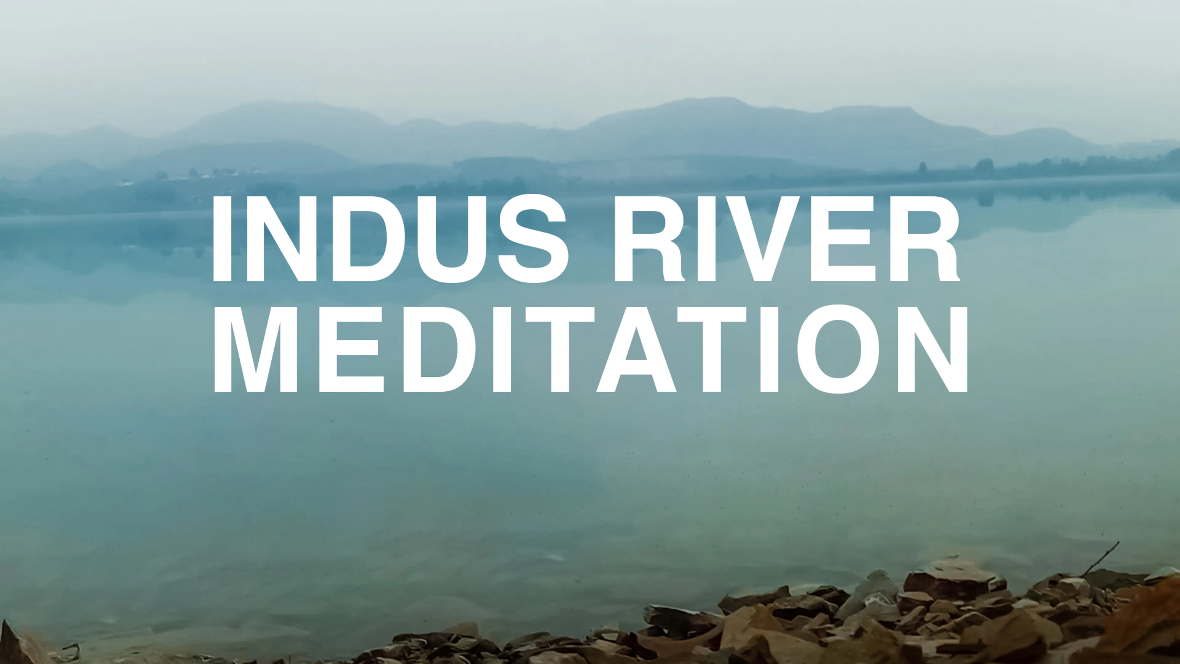 Indus River Meditation poster